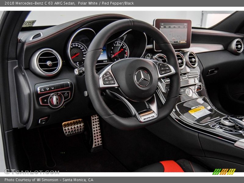 Dashboard of 2018 C 63 AMG Sedan