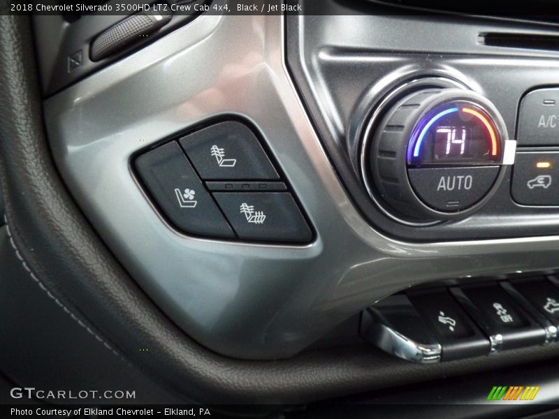Controls of 2018 Silverado 3500HD LTZ Crew Cab 4x4