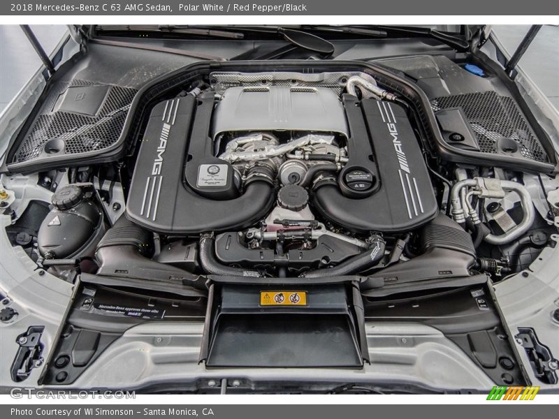  2018 C 63 AMG Sedan Engine - 4.0 Liter AMG biturbo DOHC 32-Valve VVT V8