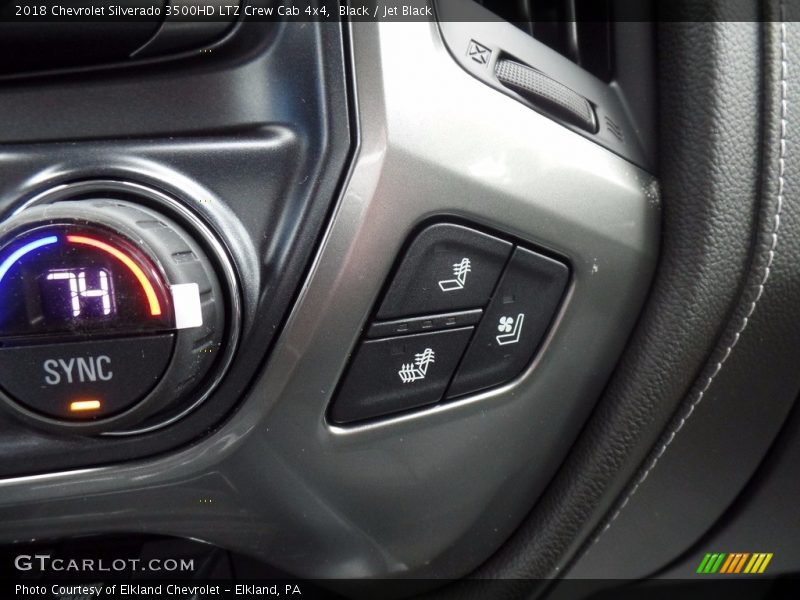 Controls of 2018 Silverado 3500HD LTZ Crew Cab 4x4