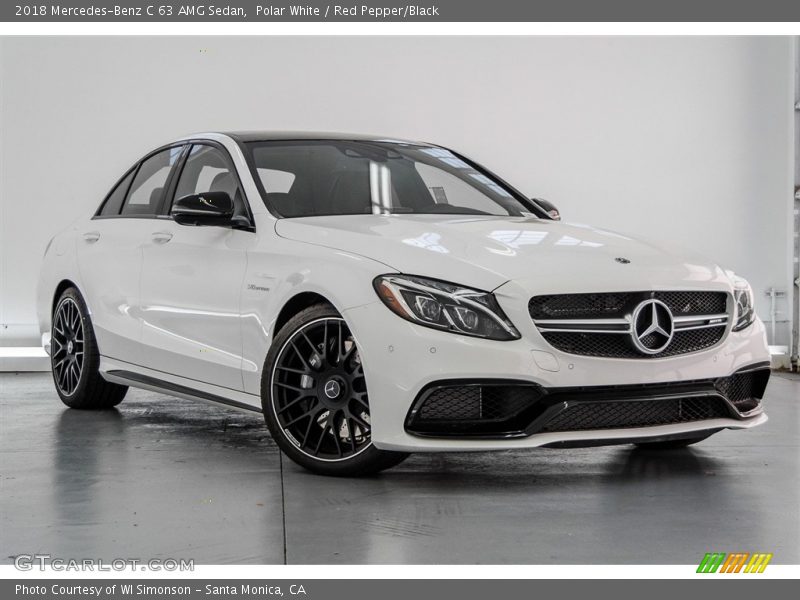 Front 3/4 View of 2018 C 63 AMG Sedan