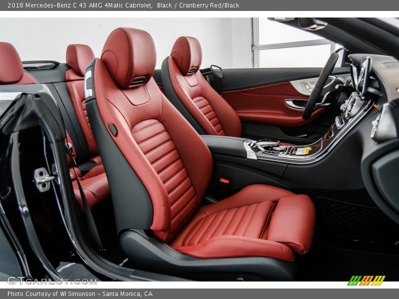  2018 C 43 AMG 4Matic Cabriolet Cranberry Red/Black Interior