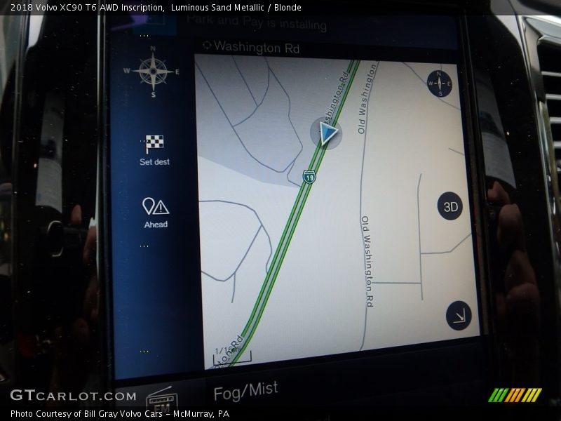 Navigation of 2018 XC90 T6 AWD Inscription