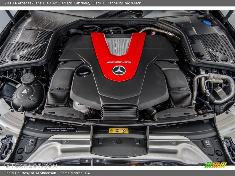  2018 C 43 AMG 4Matic Cabriolet Engine - 3.0 Liter AMG biturbo DOHC 24-Valve VVT V6