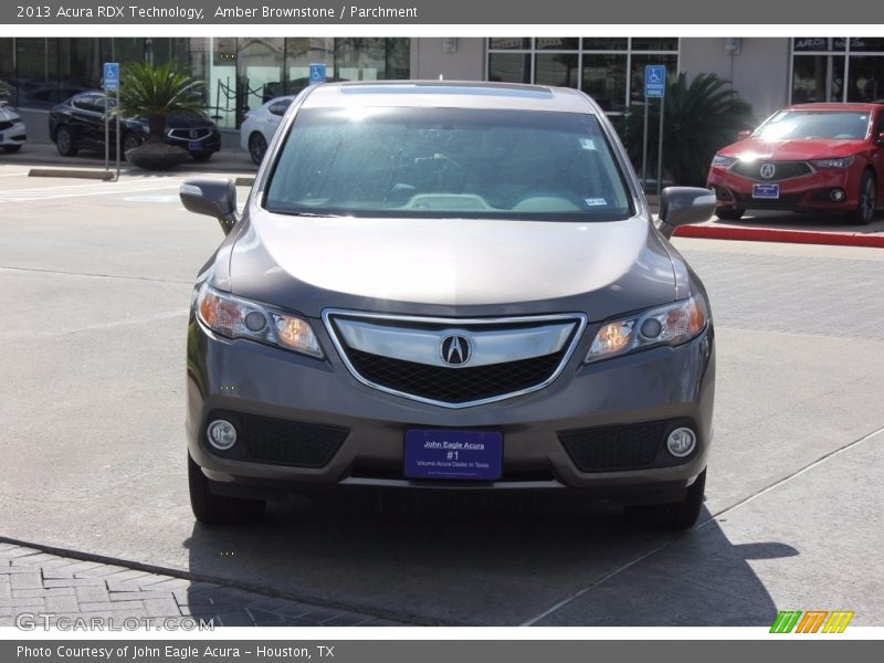 Amber Brownstone / Parchment 2013 Acura RDX Technology