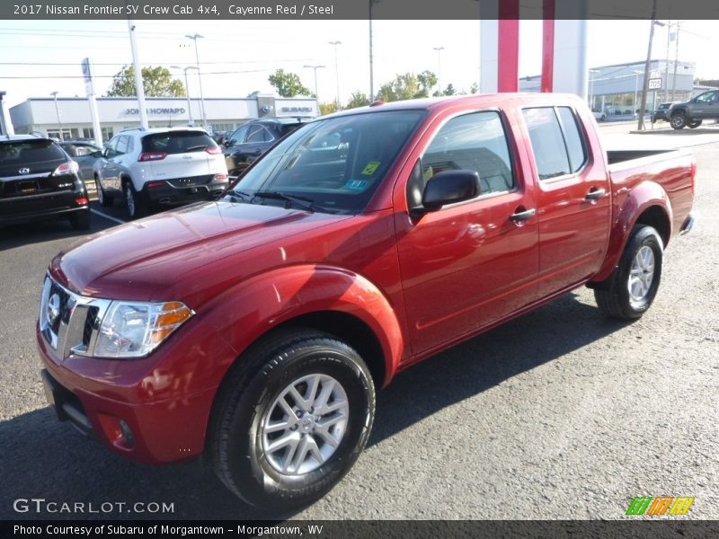 Cayenne Red / Steel 2017 Nissan Frontier SV Crew Cab 4x4