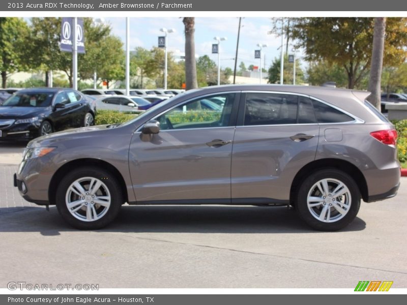 Amber Brownstone / Parchment 2013 Acura RDX Technology