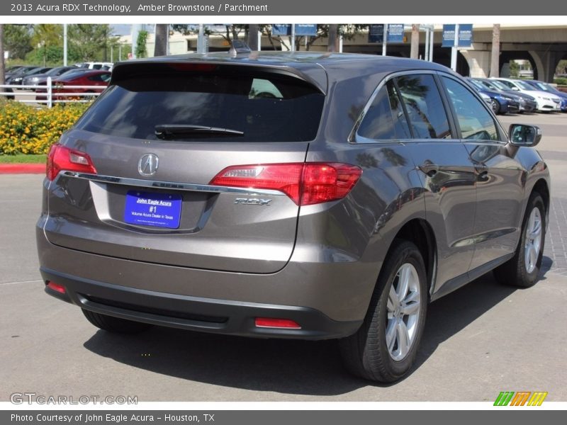Amber Brownstone / Parchment 2013 Acura RDX Technology