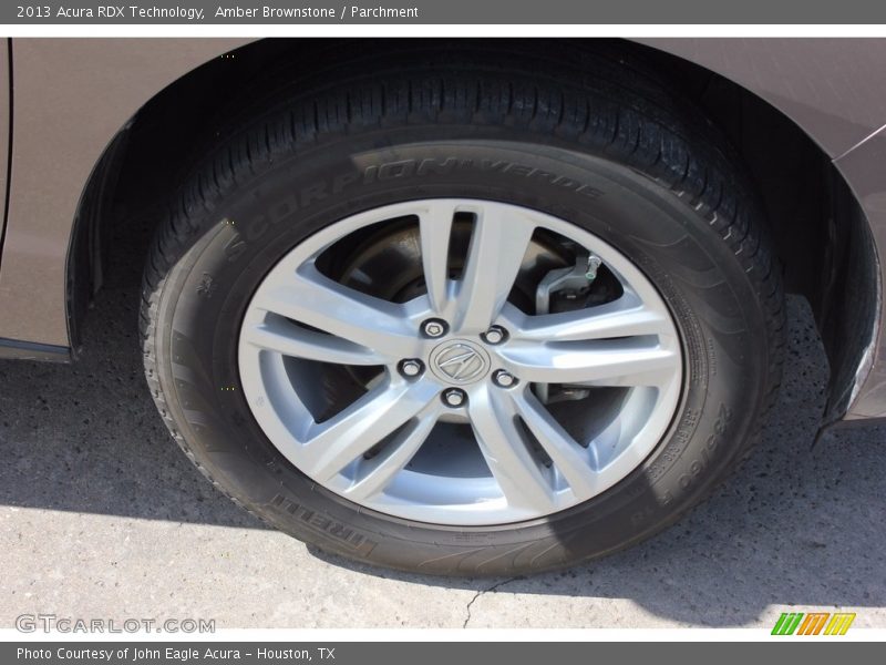 Amber Brownstone / Parchment 2013 Acura RDX Technology