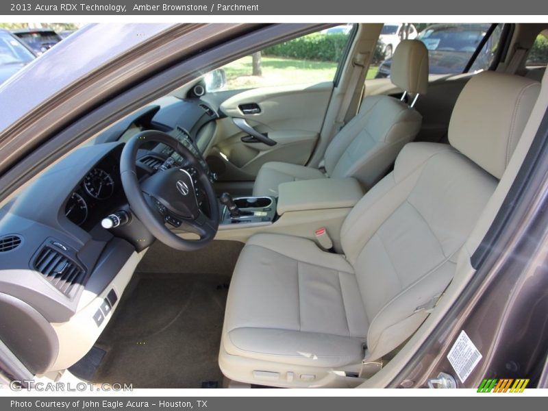 Amber Brownstone / Parchment 2013 Acura RDX Technology