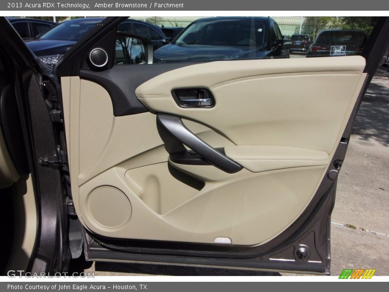 Amber Brownstone / Parchment 2013 Acura RDX Technology