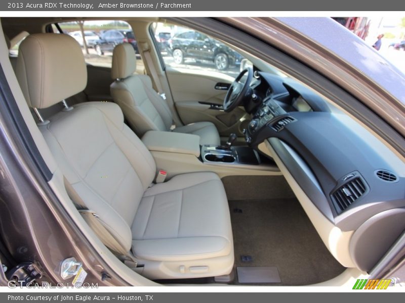 Amber Brownstone / Parchment 2013 Acura RDX Technology