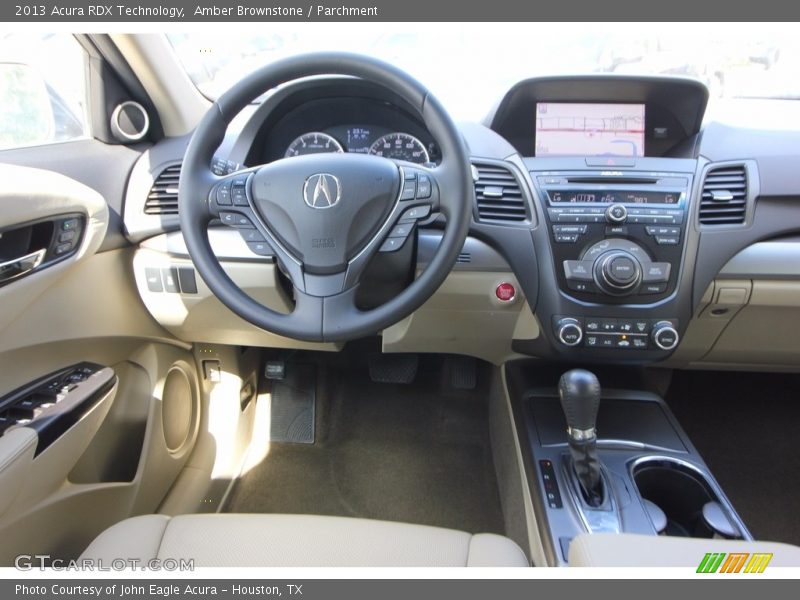Amber Brownstone / Parchment 2013 Acura RDX Technology
