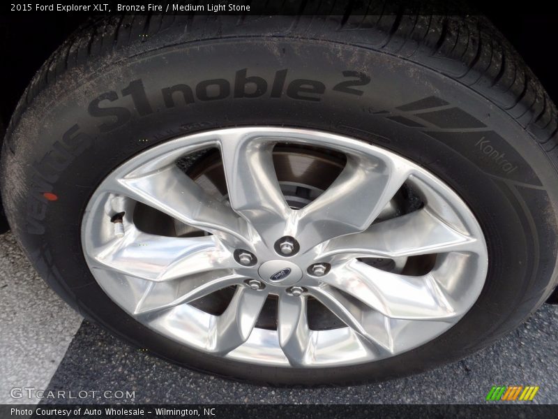 Bronze Fire / Medium Light Stone 2015 Ford Explorer XLT