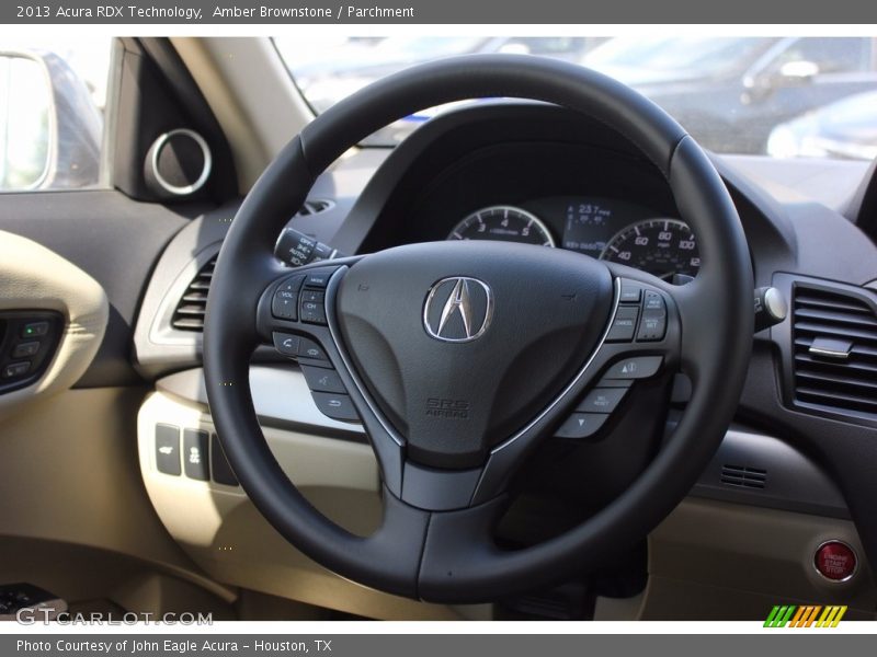 Amber Brownstone / Parchment 2013 Acura RDX Technology