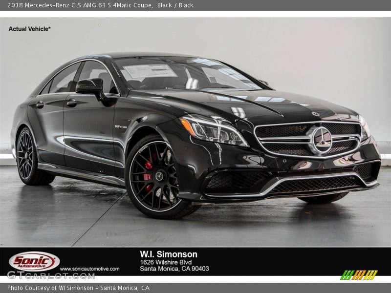 Black / Black 2018 Mercedes-Benz CLS AMG 63 S 4Matic Coupe