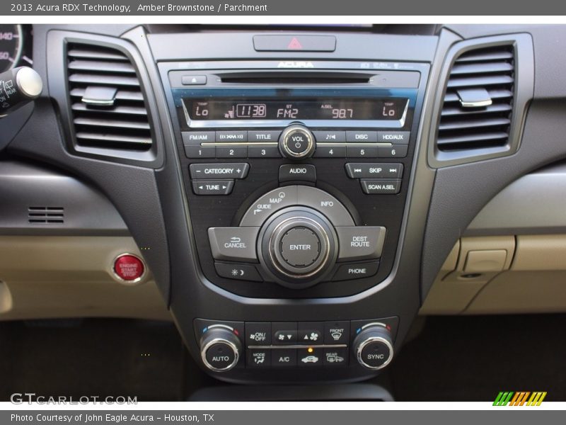Amber Brownstone / Parchment 2013 Acura RDX Technology