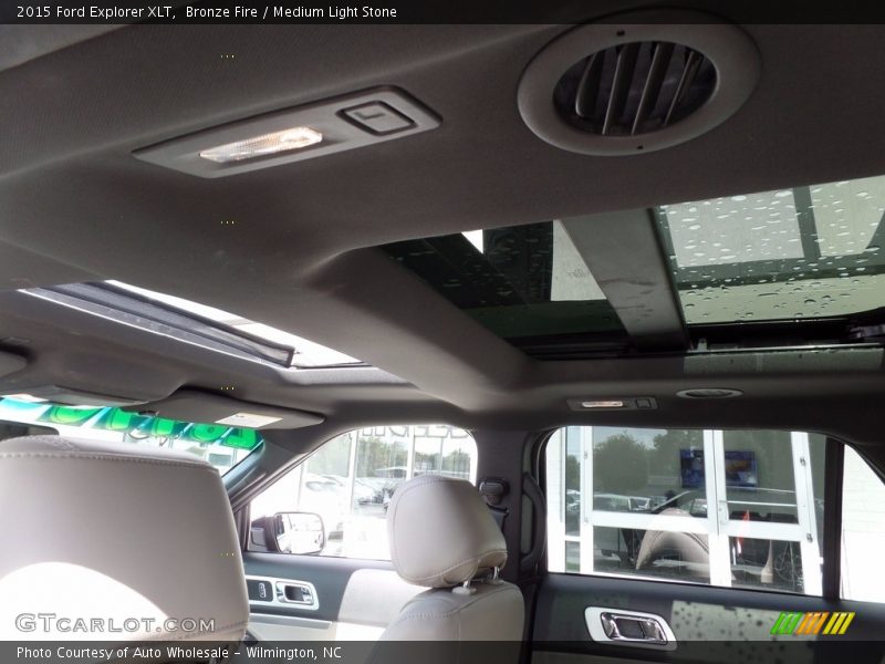 Bronze Fire / Medium Light Stone 2015 Ford Explorer XLT