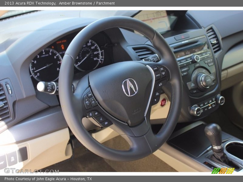 Amber Brownstone / Parchment 2013 Acura RDX Technology
