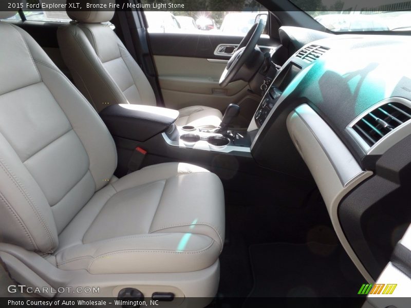 Bronze Fire / Medium Light Stone 2015 Ford Explorer XLT