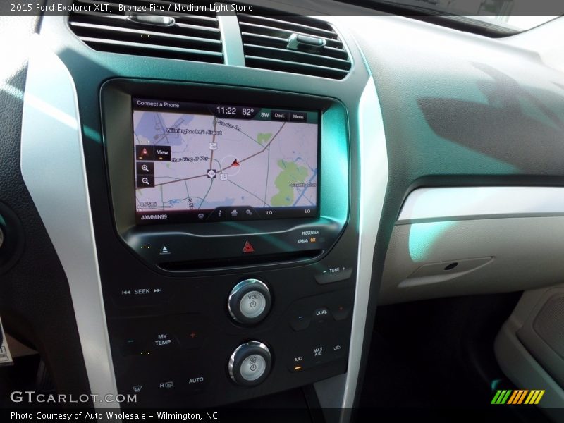 Bronze Fire / Medium Light Stone 2015 Ford Explorer XLT