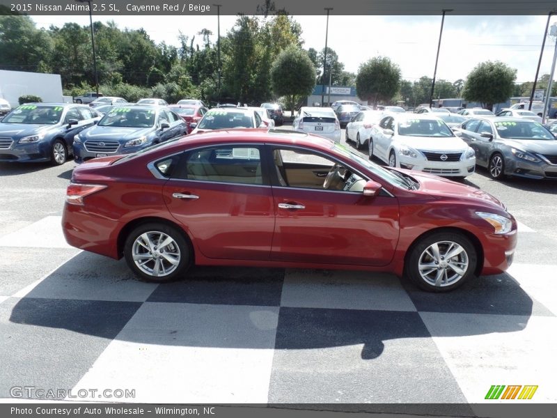 Cayenne Red / Beige 2015 Nissan Altima 2.5 SL