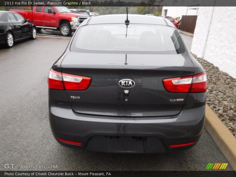 Platinum Graphite / Black 2013 Kia Rio EX Sedan