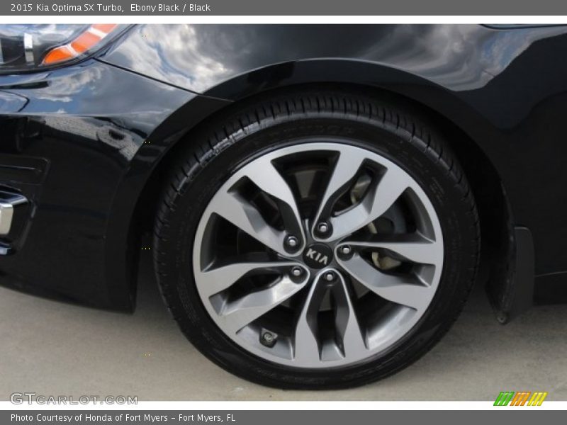Ebony Black / Black 2015 Kia Optima SX Turbo