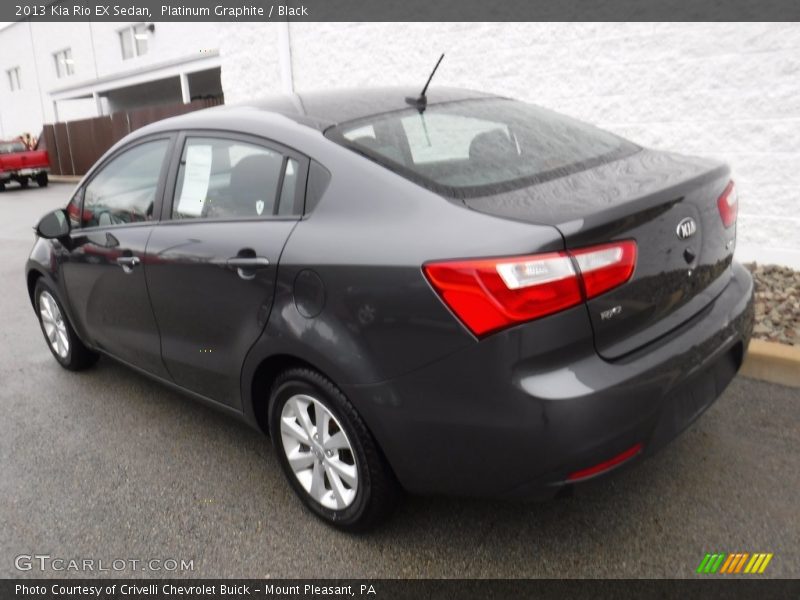 Platinum Graphite / Black 2013 Kia Rio EX Sedan