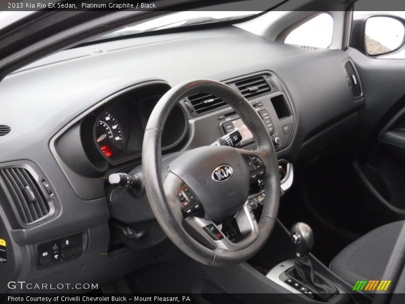 Platinum Graphite / Black 2013 Kia Rio EX Sedan