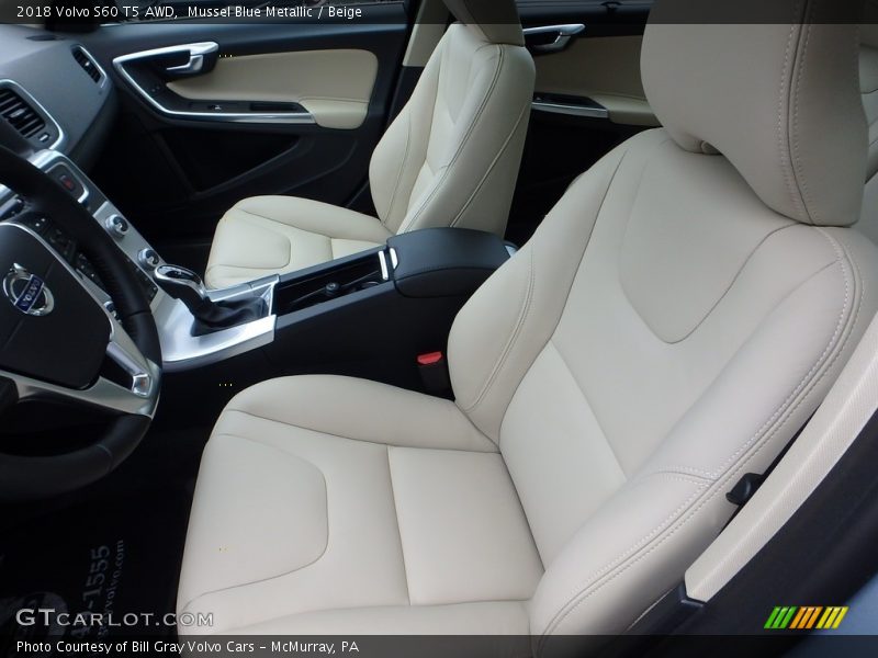 Front Seat of 2018 S60 T5 AWD