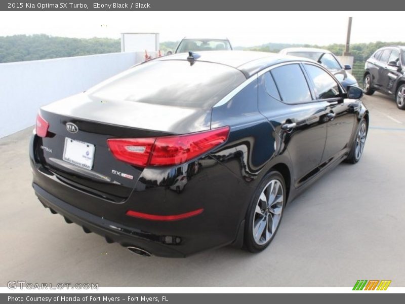 Ebony Black / Black 2015 Kia Optima SX Turbo
