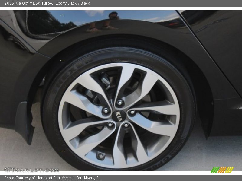 Ebony Black / Black 2015 Kia Optima SX Turbo