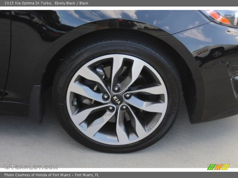 Ebony Black / Black 2015 Kia Optima SX Turbo