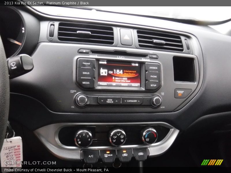 Platinum Graphite / Black 2013 Kia Rio EX Sedan