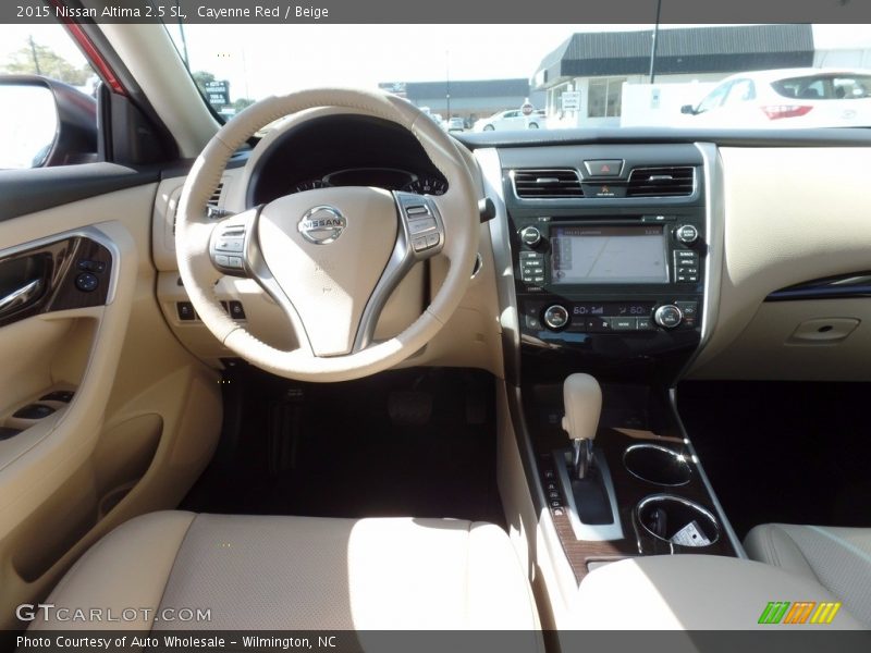 Cayenne Red / Beige 2015 Nissan Altima 2.5 SL