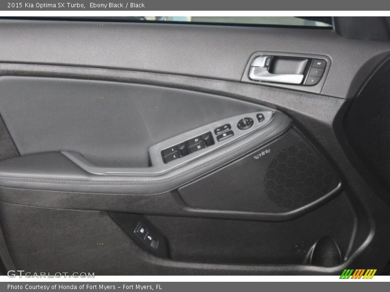 Ebony Black / Black 2015 Kia Optima SX Turbo