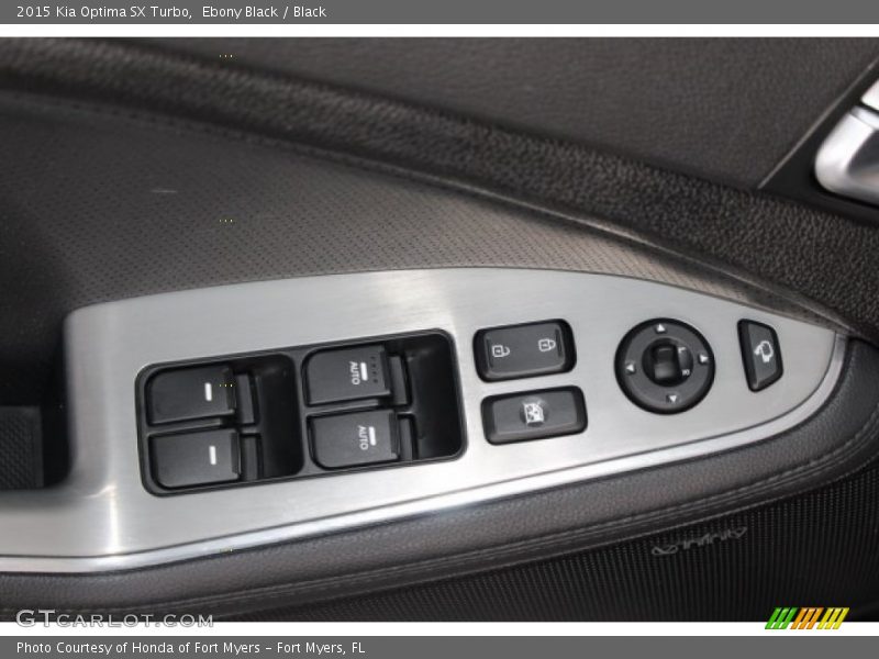 Ebony Black / Black 2015 Kia Optima SX Turbo