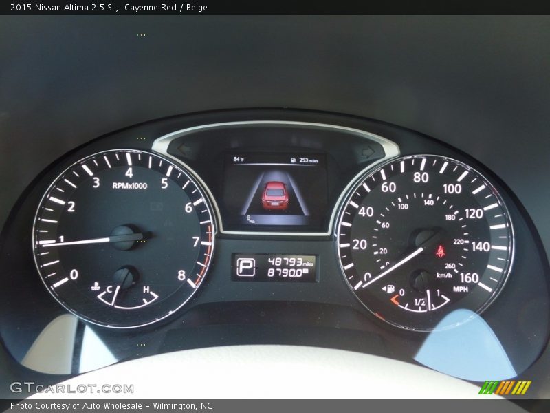 Cayenne Red / Beige 2015 Nissan Altima 2.5 SL