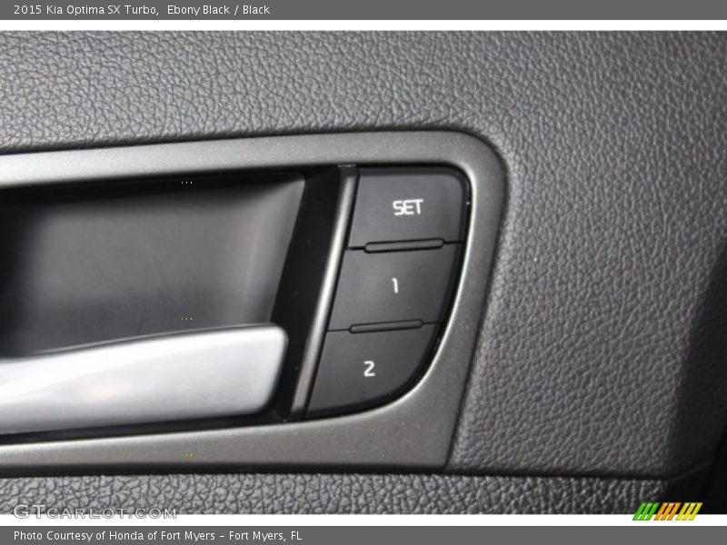Ebony Black / Black 2015 Kia Optima SX Turbo