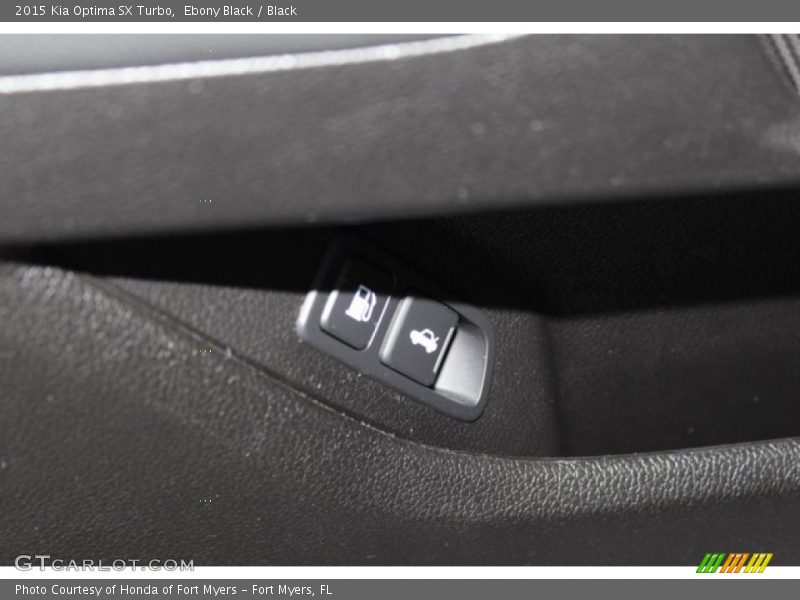 Ebony Black / Black 2015 Kia Optima SX Turbo