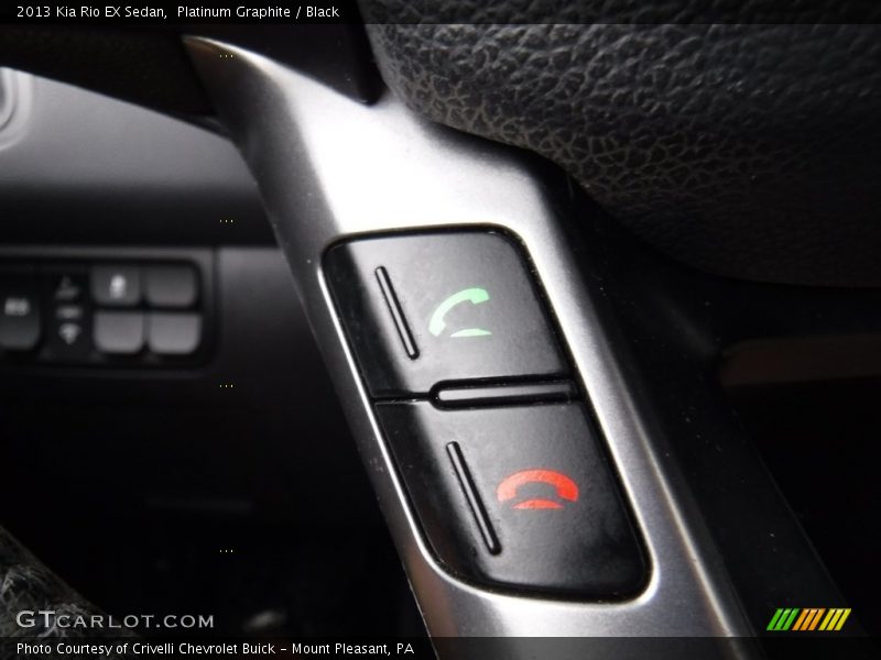 Platinum Graphite / Black 2013 Kia Rio EX Sedan