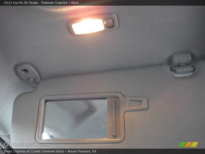 Platinum Graphite / Black 2013 Kia Rio EX Sedan