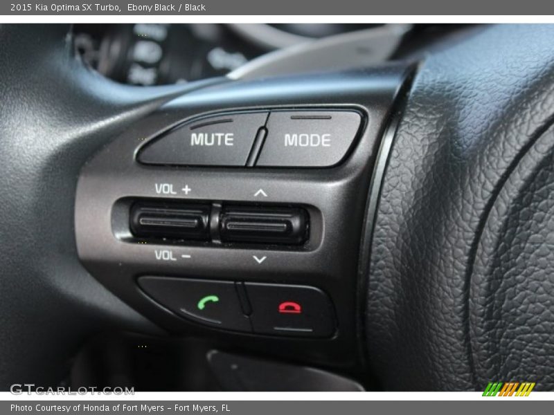 Ebony Black / Black 2015 Kia Optima SX Turbo