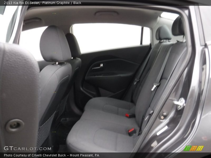 Platinum Graphite / Black 2013 Kia Rio EX Sedan