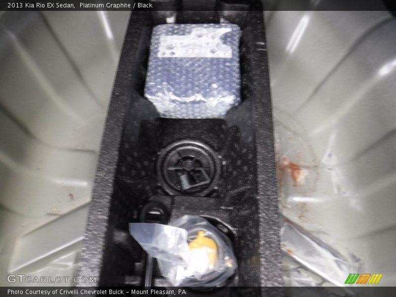 Platinum Graphite / Black 2013 Kia Rio EX Sedan
