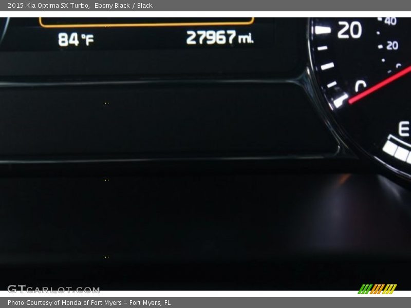 Ebony Black / Black 2015 Kia Optima SX Turbo