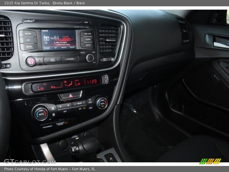 Ebony Black / Black 2015 Kia Optima SX Turbo