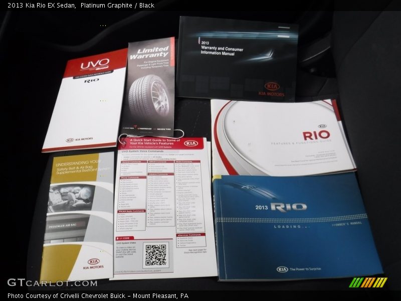 Platinum Graphite / Black 2013 Kia Rio EX Sedan