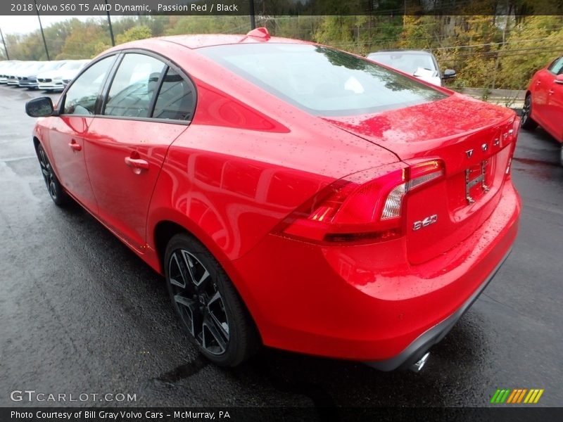 Passion Red / Black 2018 Volvo S60 T5 AWD Dynamic